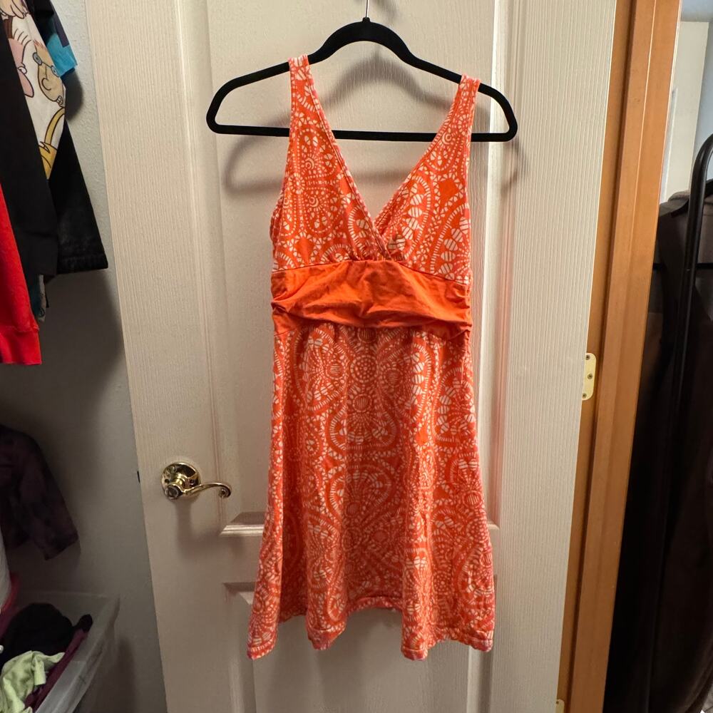 Patagonia Orange/Coral Margot Dress Woman’s Medium
